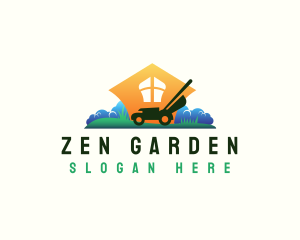 Lawn Care Grass Cutter logo design