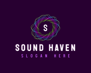 Abstract Audio Waves logo