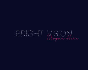 Bright Neon Nightlife logo design