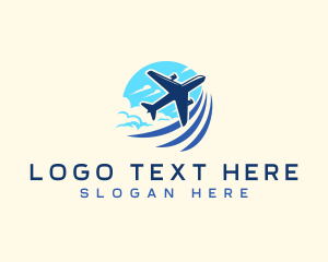 Travel Airplane Aviation  Logo