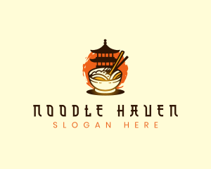 Japan Noodle Bowl logo design