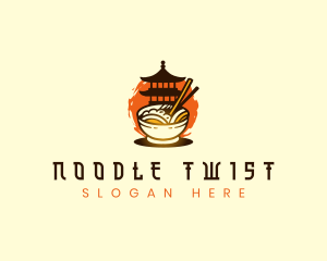 Japan Noodle Bowl logo design