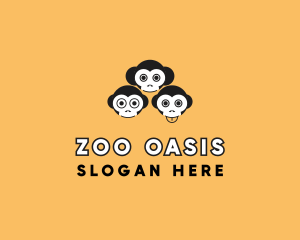 Wild Monkey Zoo logo design