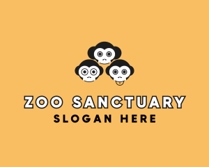 Wild Monkey Zoo logo design