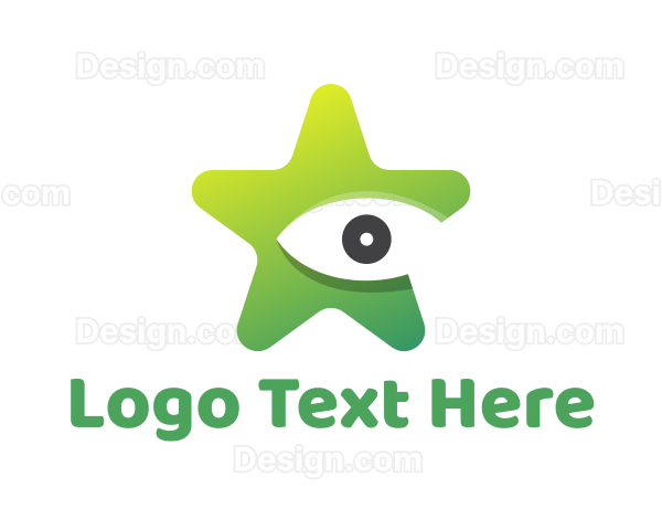 Gradient Star Eye Logo