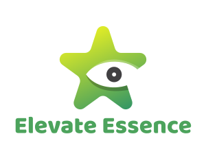 Gradient Star Eye logo