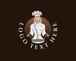 Woman Chef Restaurant logo