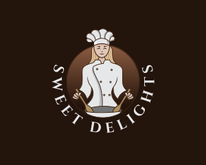 Woman Chef Restaurant logo