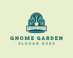 Landscaping Garden Shovel logo design