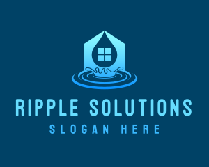 Ripple Property Home logo design