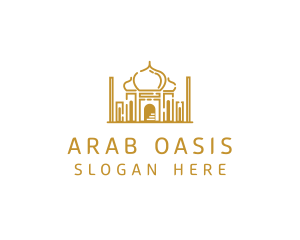 Arabian Temple Palace logo design