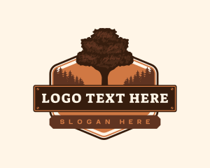 Tree Woodwork Forest logo