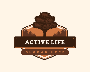 Tree Woodwork Forest Logo