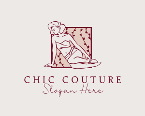 Elegant Womenswear Bikini logo design