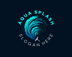 Splash Wiper Cleaning logo design