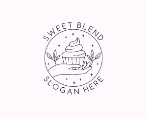 Sweet Cupcake Dessert logo design