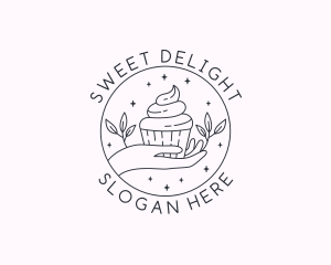 Sweet Cupcake Dessert logo design