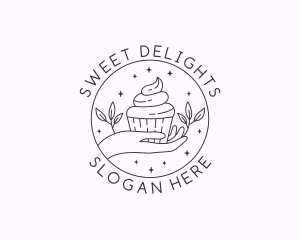 Sweet Cupcake Dessert logo design