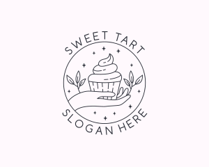 Sweet Cupcake Dessert logo design