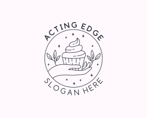 Sweet Cupcake Dessert logo design