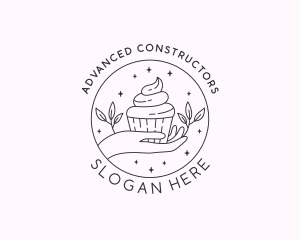 Sweet Cupcake Dessert logo design