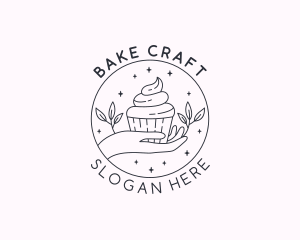 Sweet Cupcake Dessert logo design