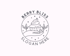 Sweet Cupcake Dessert logo design