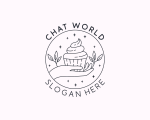 Sweet Cupcake Dessert logo design