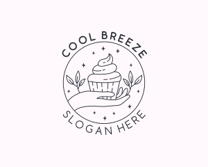 Sweet Cupcake Dessert logo design