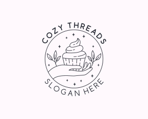 Sweet Cupcake Dessert logo design