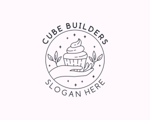 Sweet Cupcake Dessert logo design