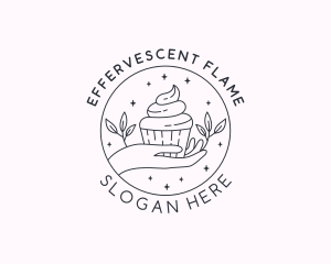 Sweet Cupcake Dessert logo design