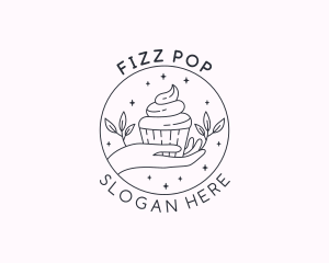 Sweet Cupcake Dessert logo design