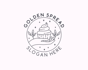 Sweet Cupcake Dessert logo design