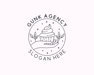 Sweet Cupcake Dessert logo design