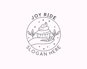 Sweet Cupcake Dessert logo design