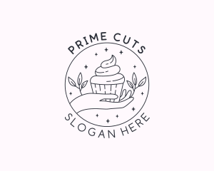 Sweet Cupcake Dessert logo design