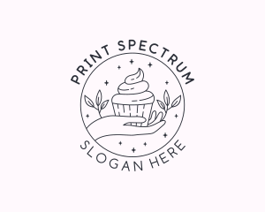 Sweet Cupcake Dessert logo design