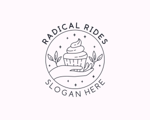 Sweet Cupcake Dessert logo design