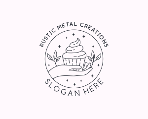 Sweet Cupcake Dessert logo design