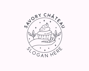 Sweet Cupcake Dessert logo design