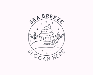 Sweet Cupcake Dessert logo design