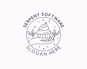 Sweet Cupcake Dessert logo design