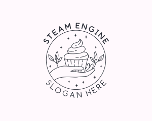 Sweet Cupcake Dessert logo design