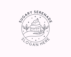 Sweet Cupcake Dessert logo