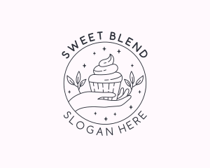 Sweet Cupcake Dessert logo design