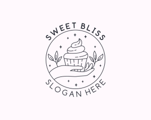 Sweet Cupcake Dessert logo design