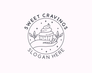 Sweet Cupcake Dessert logo design