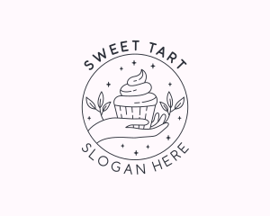 Sweet Cupcake Dessert logo design