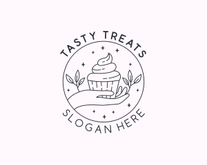 Sweet Cupcake Dessert logo design